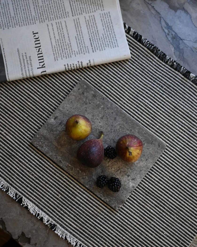 環形長方托盤,小 - 大地色