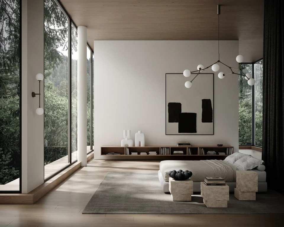 綻放陶盤,迷你 - 黑色