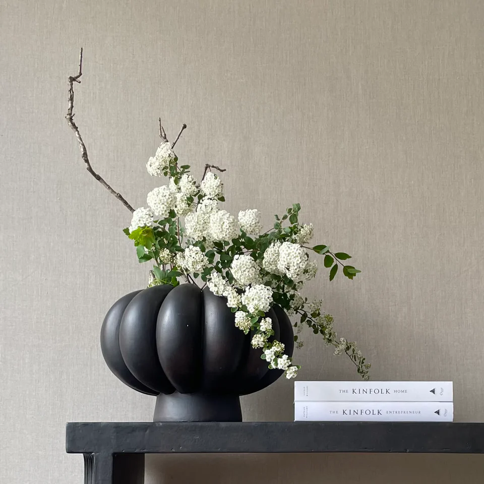 Kabin 圓形花瓶,氣球款 - 咖啡色