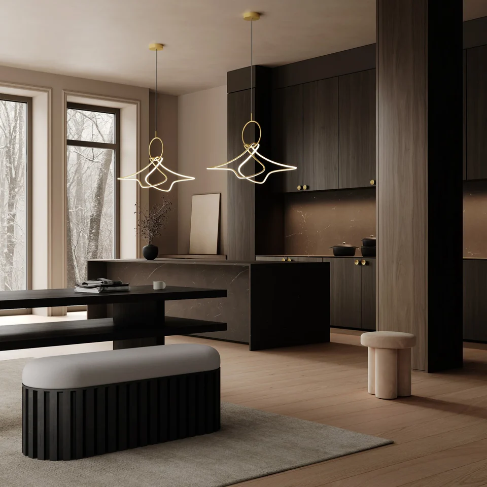 素直花瓶,迷你 - 黑色