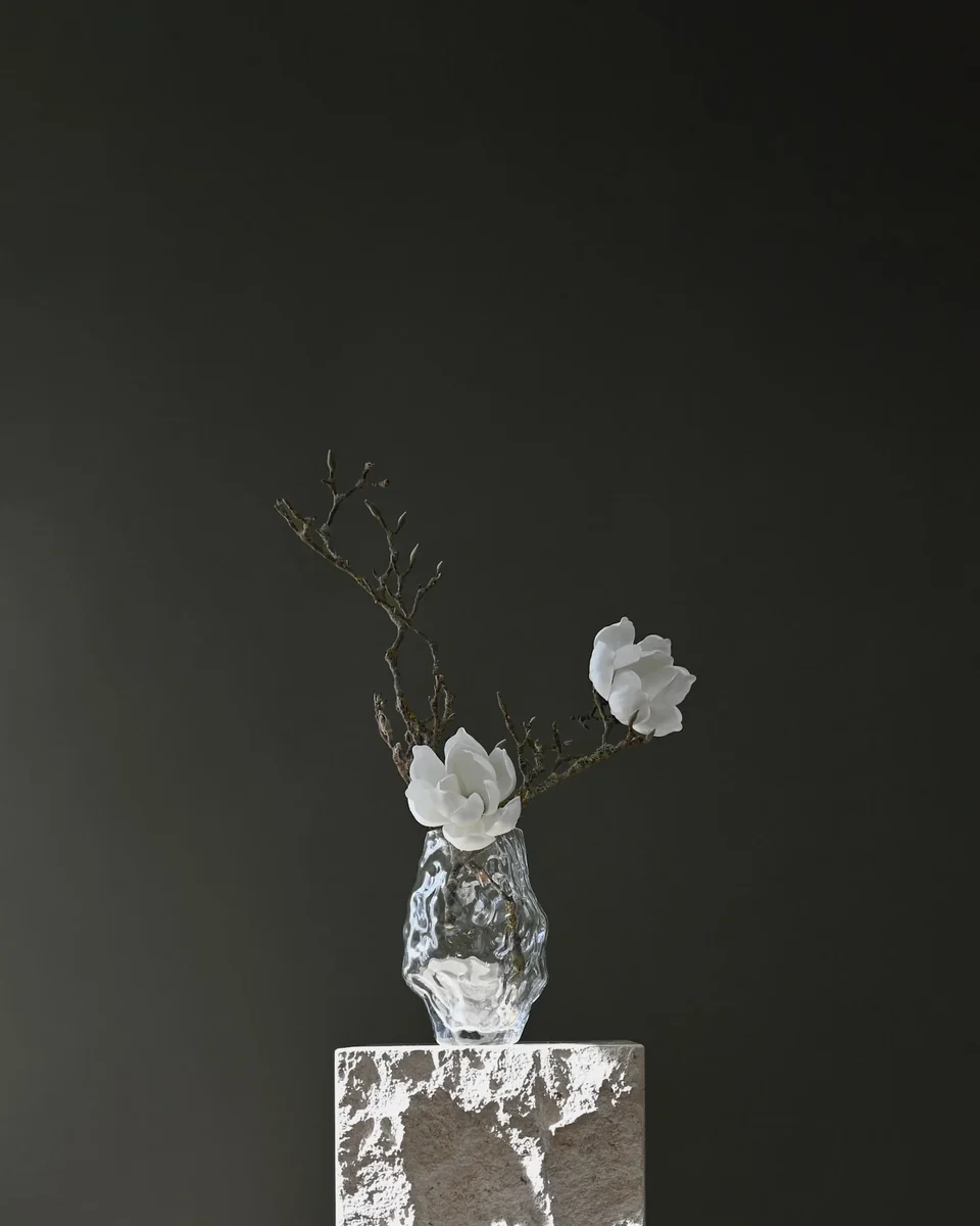 Katachi花瓶,小 - 透明