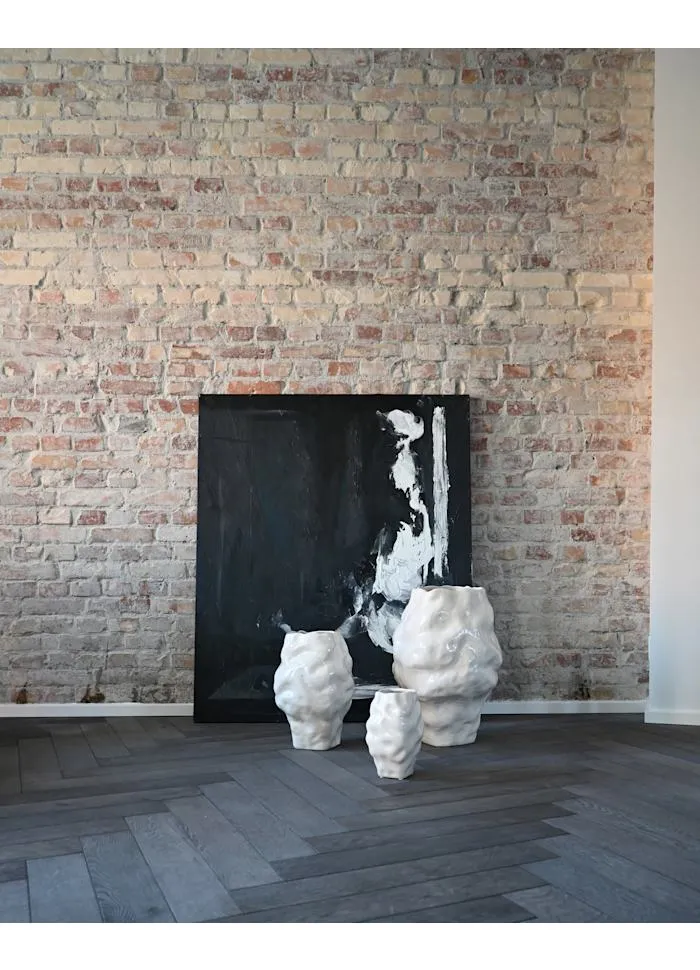 Katachi 花瓶,大 - 高釉樺木色