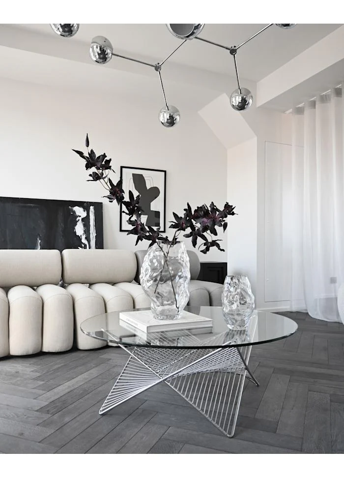 Katachi 花瓶,中 - 透明色