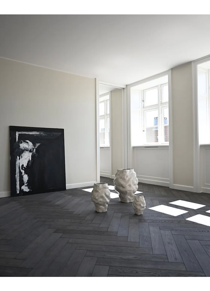 Katachi 花瓶,中 - 高釉樺木色