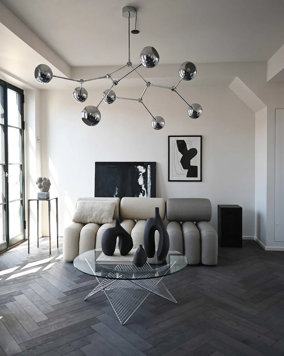 Ni 花瓶,中－咖啡色