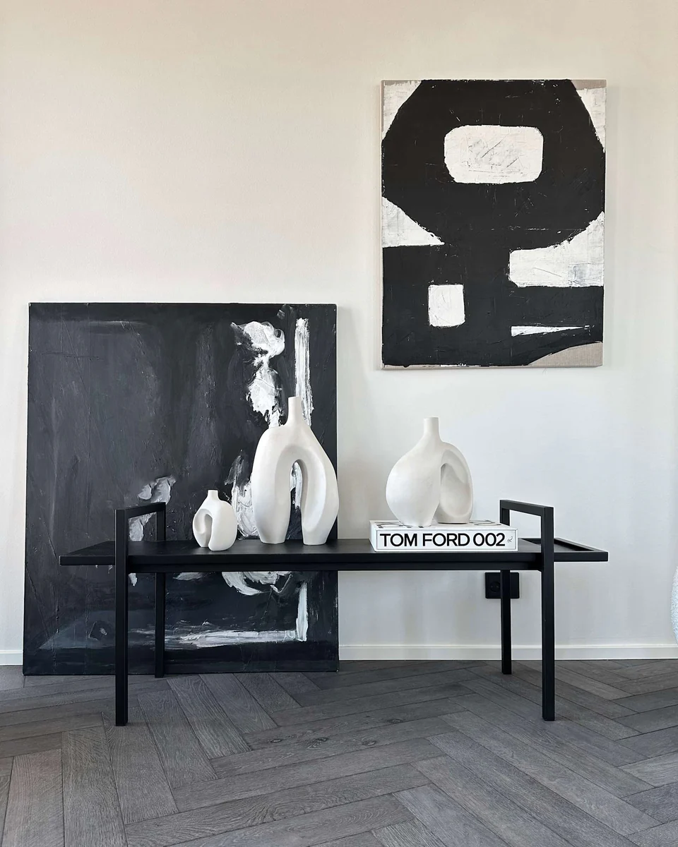 Ni 花瓶,小－白樺色