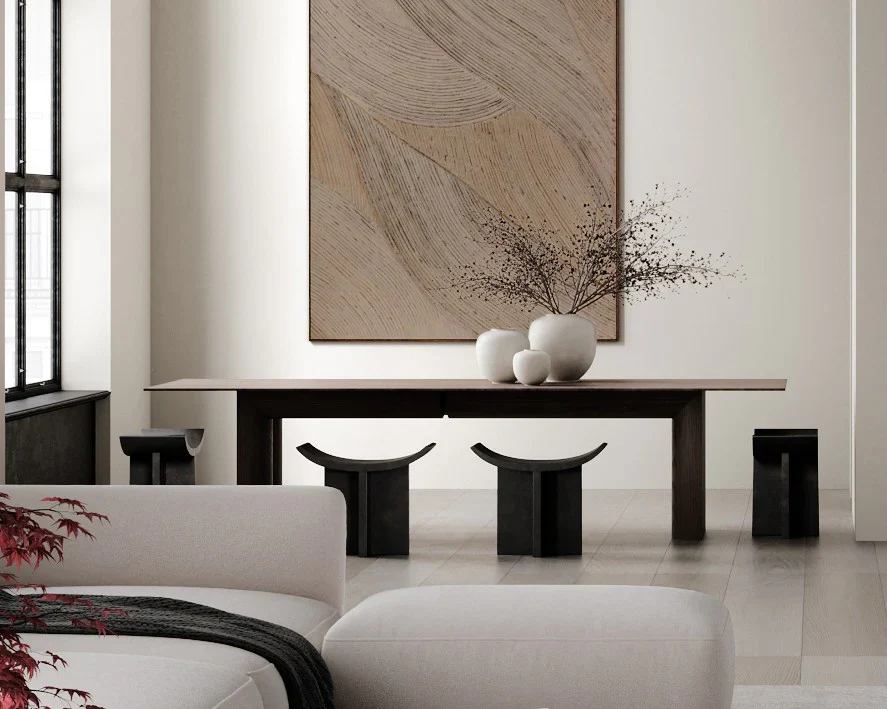 Brutus凳 - 咖啡色