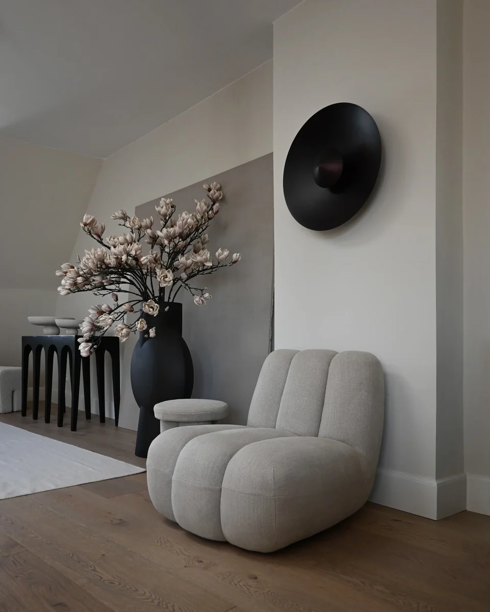 Big Foot 大腳凳,亞麻 - 沙色