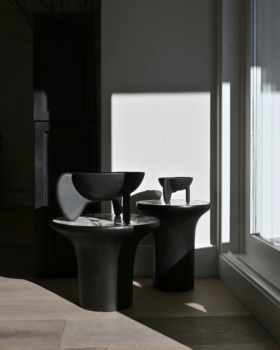 Trumpet高桌 - 大理石紋路