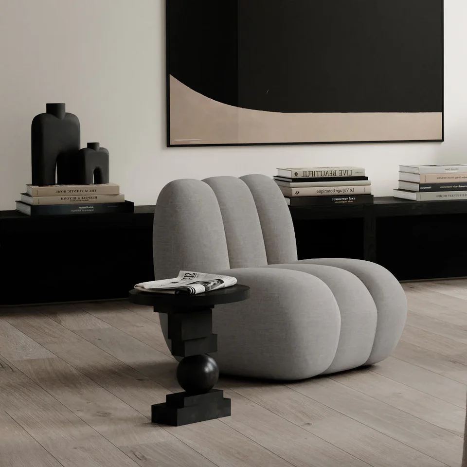 Artist邊桌 - 咖啡色