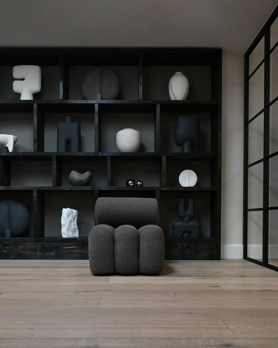 Foku 叉子椅 - 深灰褐色