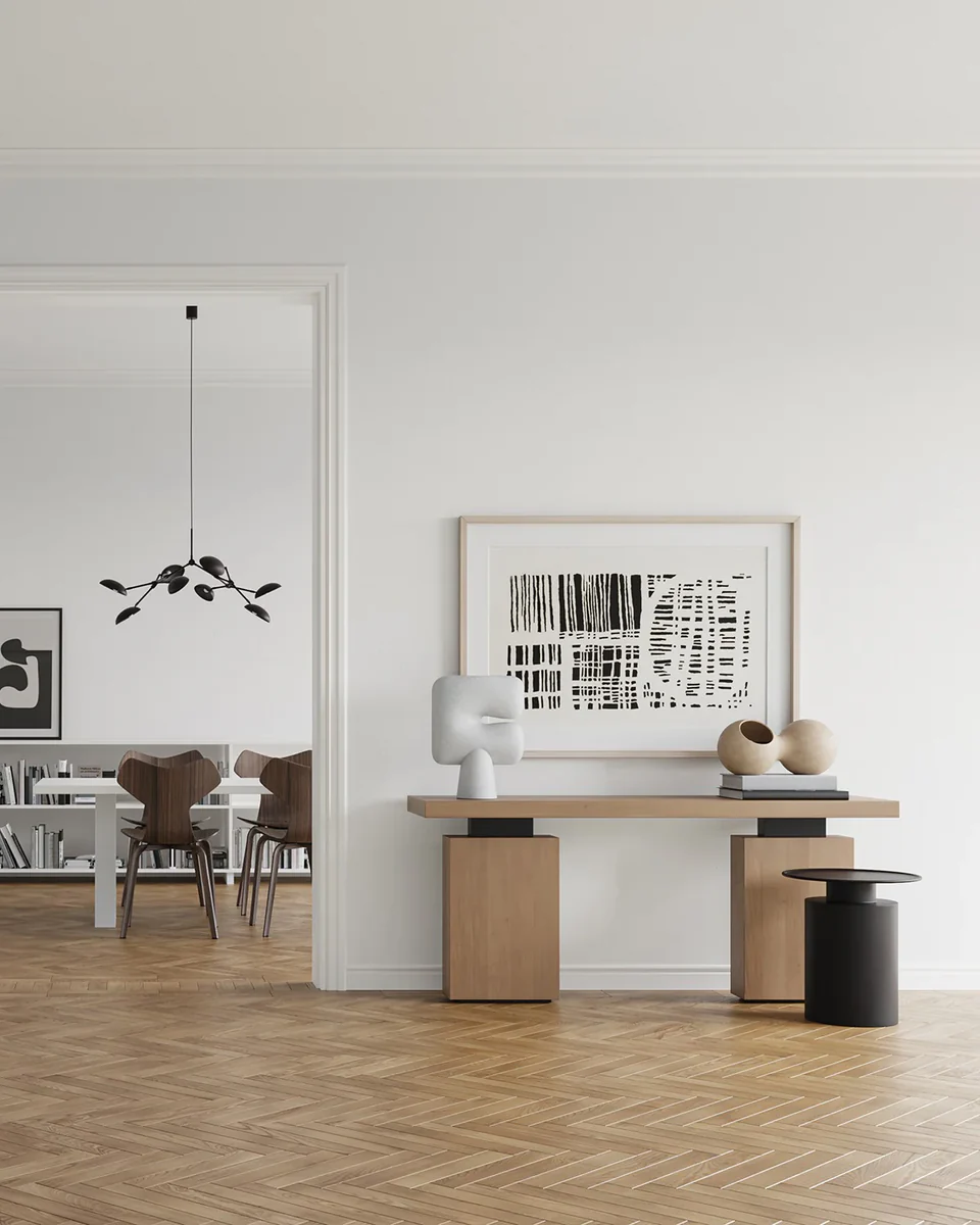 雙映檯燈 - 沙色