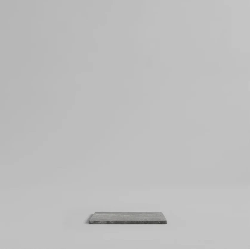 環形長方托盤,小 - 大地色