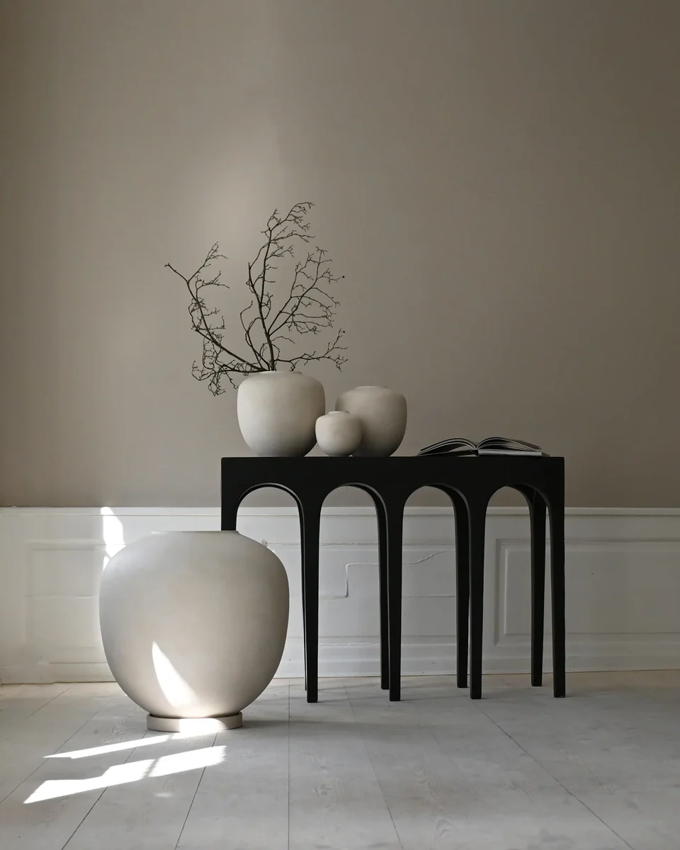 素直花瓶,中型 - 白樺色