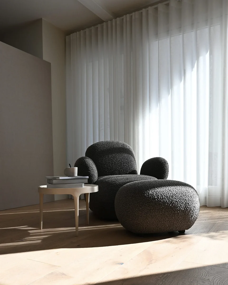 Toe 奧斯曼凳 - 深灰褐色