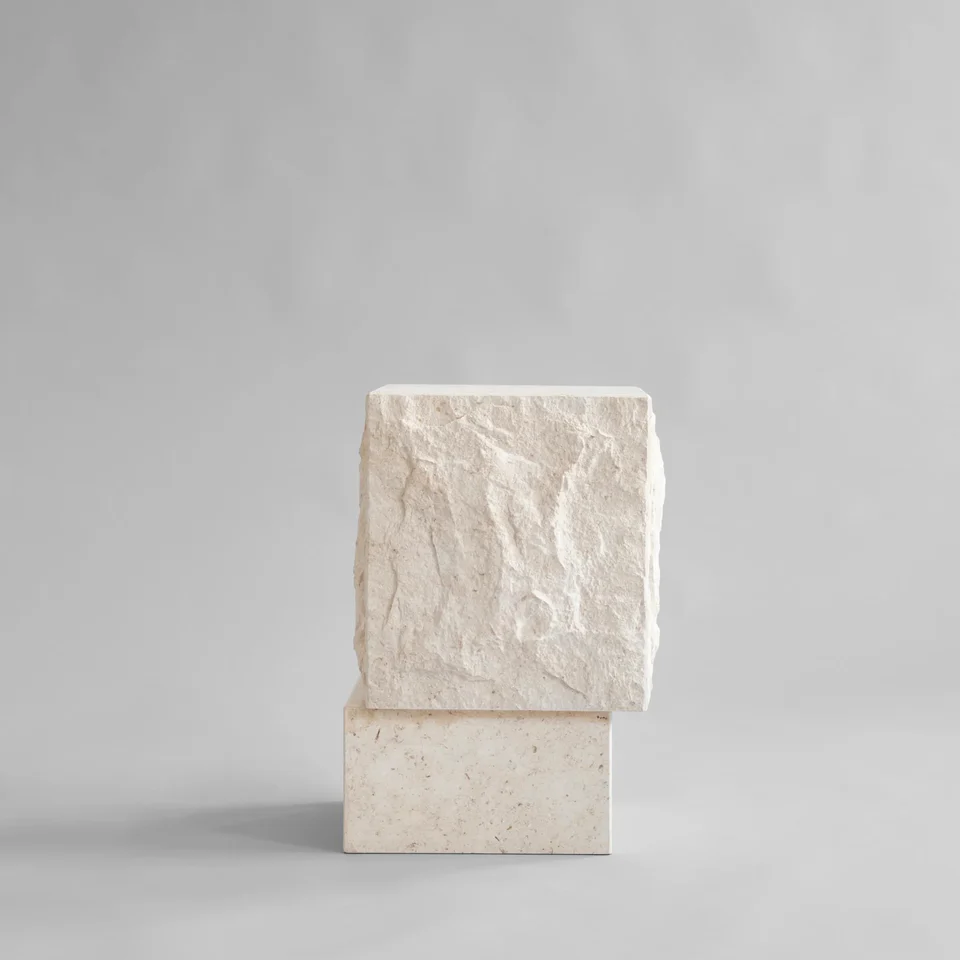 Temple 赫拉茶几,高 - 石灰石