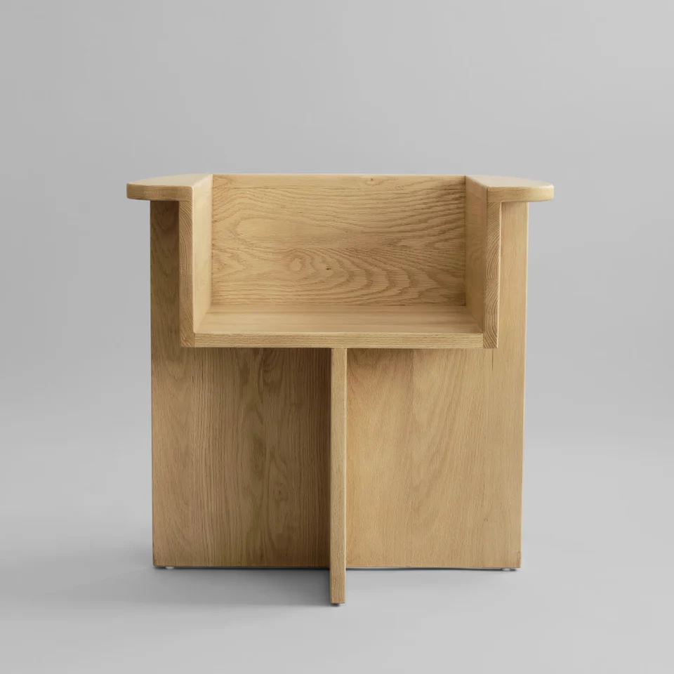 Brutus餐椅 - 天然橡木