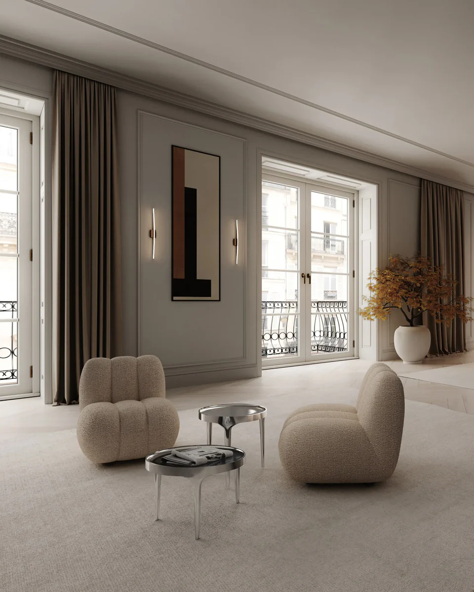 弓形壁燈,迷你 - 青銅色