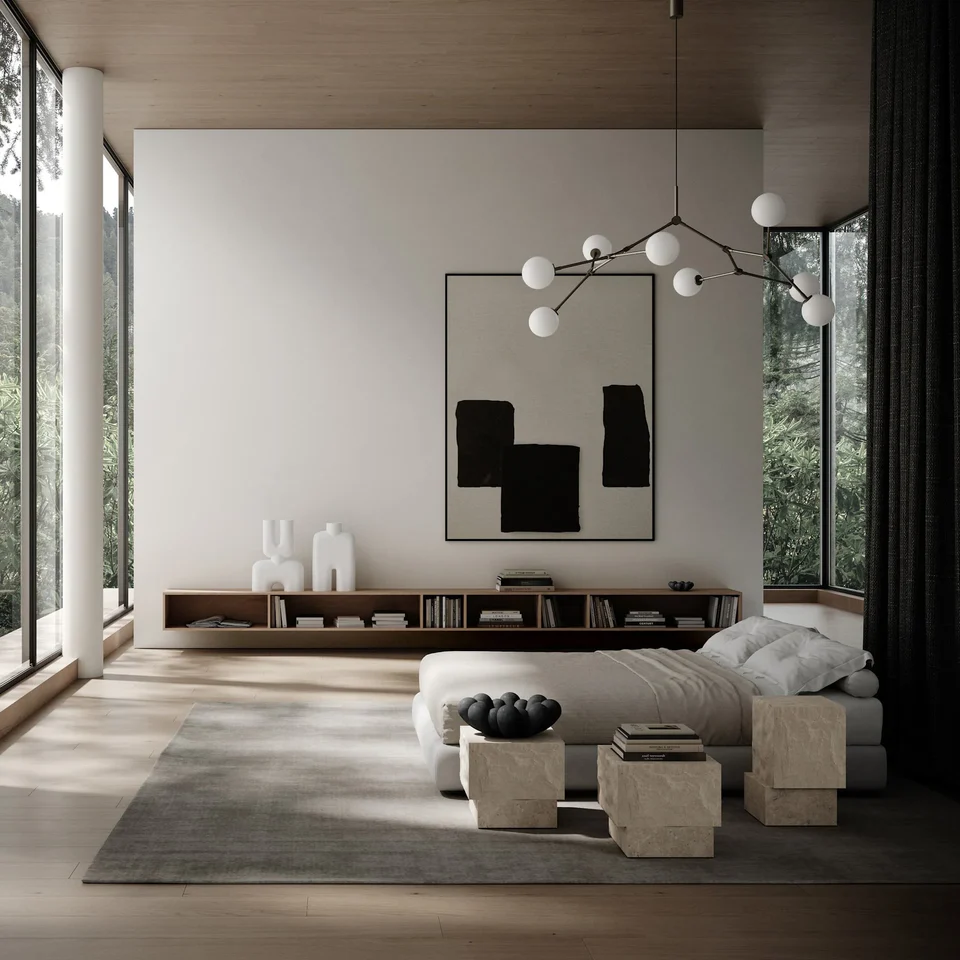 滴形燈泡吊燈 - 灰色(5m)