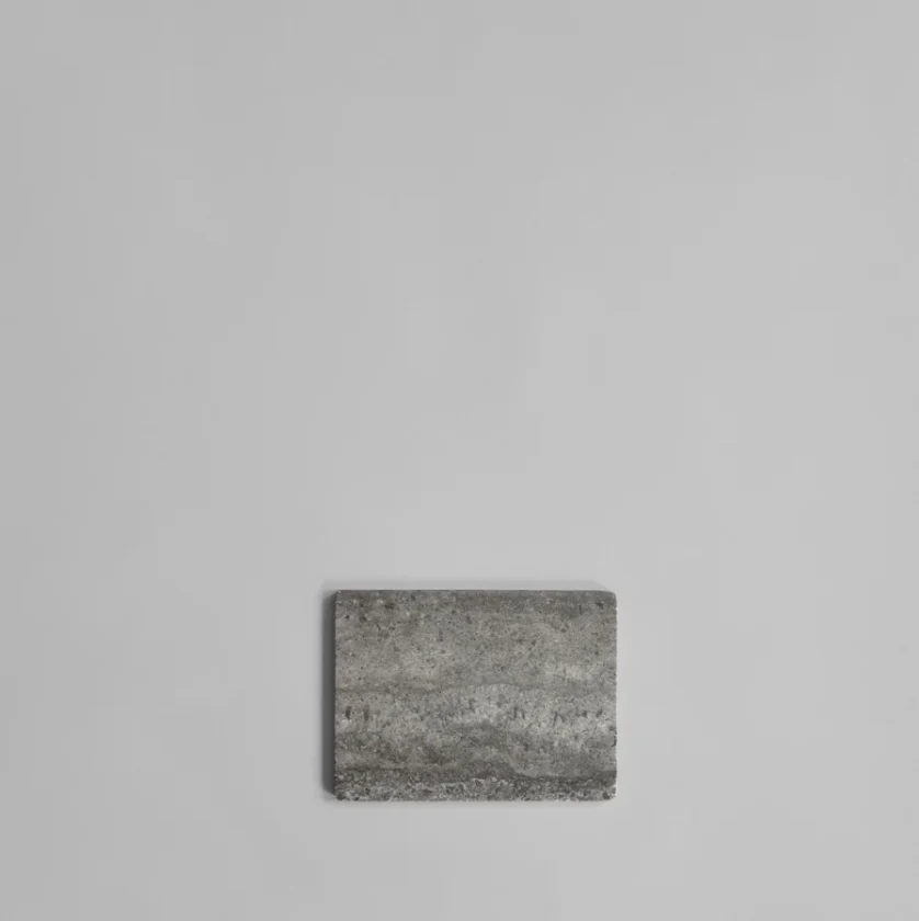 環形長方托盤,小 - 大地色