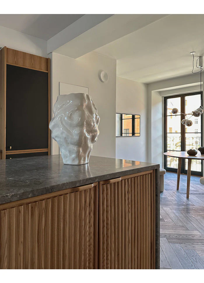 Katachi 花瓶,大 - 高釉樺木色