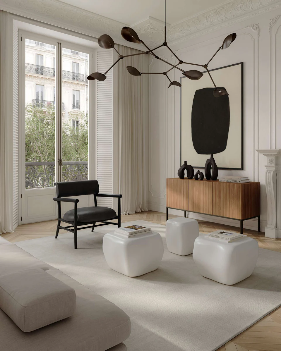 Ni 花瓶,中－咖啡色