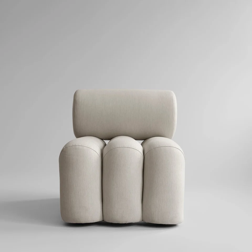 Foku 叉子椅 - 暖調灰木色