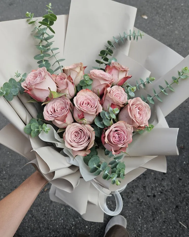 情人節花束｜台中客製化花束｜台中花藝教學