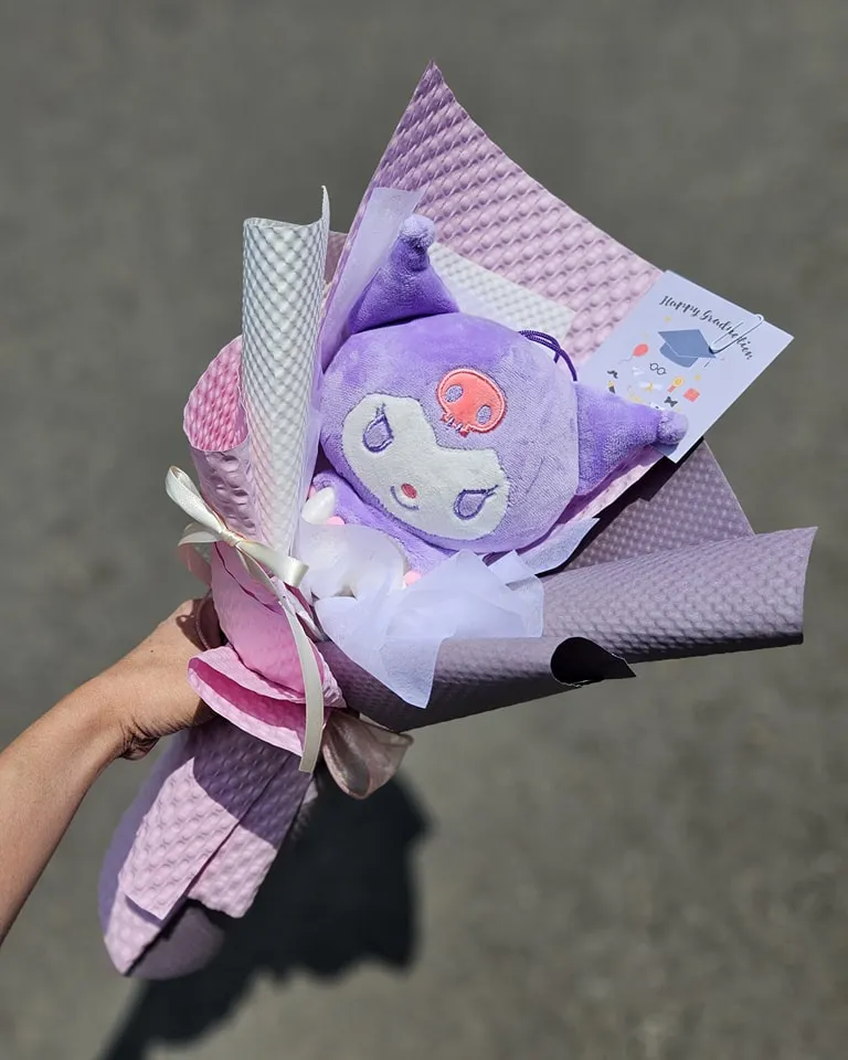 萌心娃語-娃娃乾燥永生花束