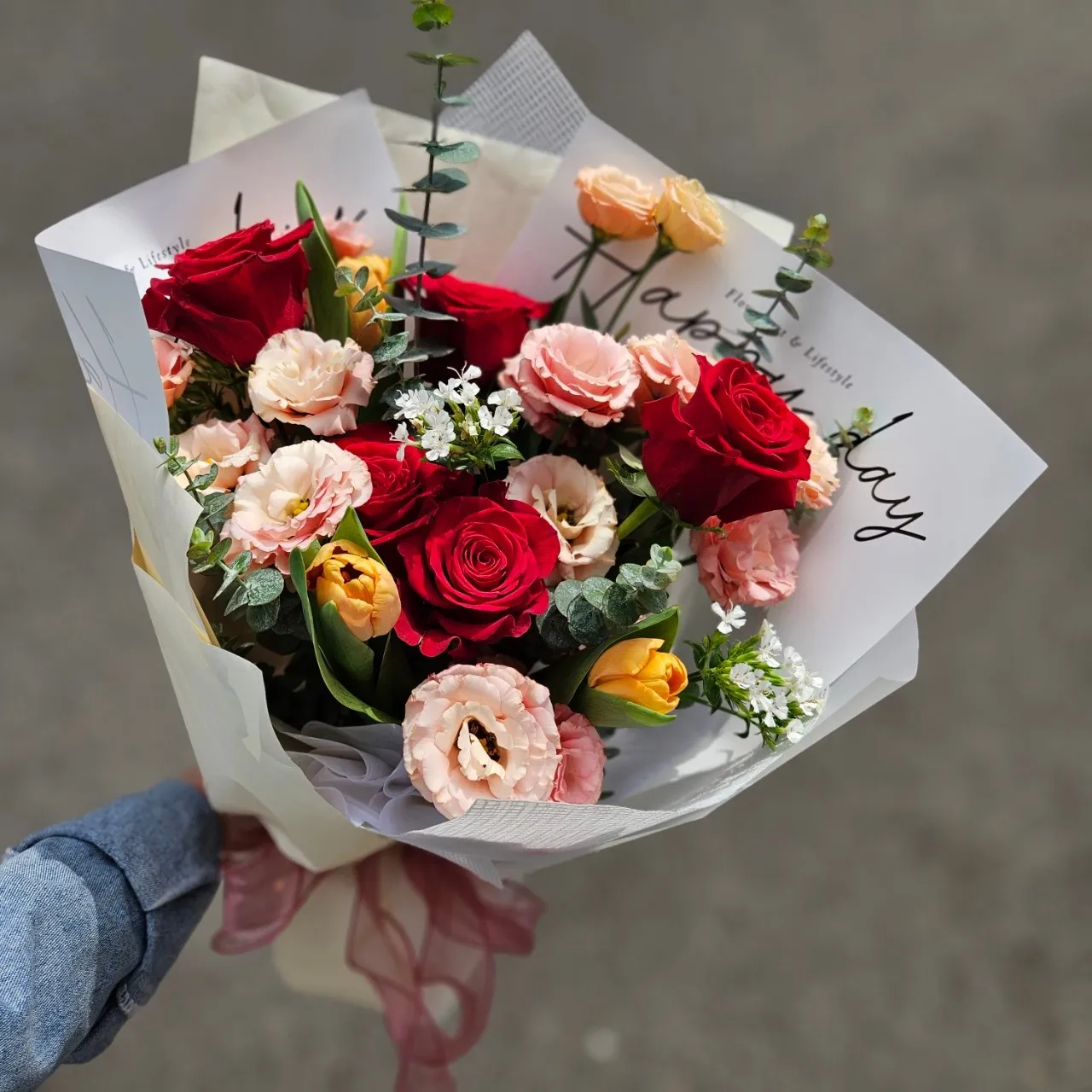 清晨拾花－玫瑰花束