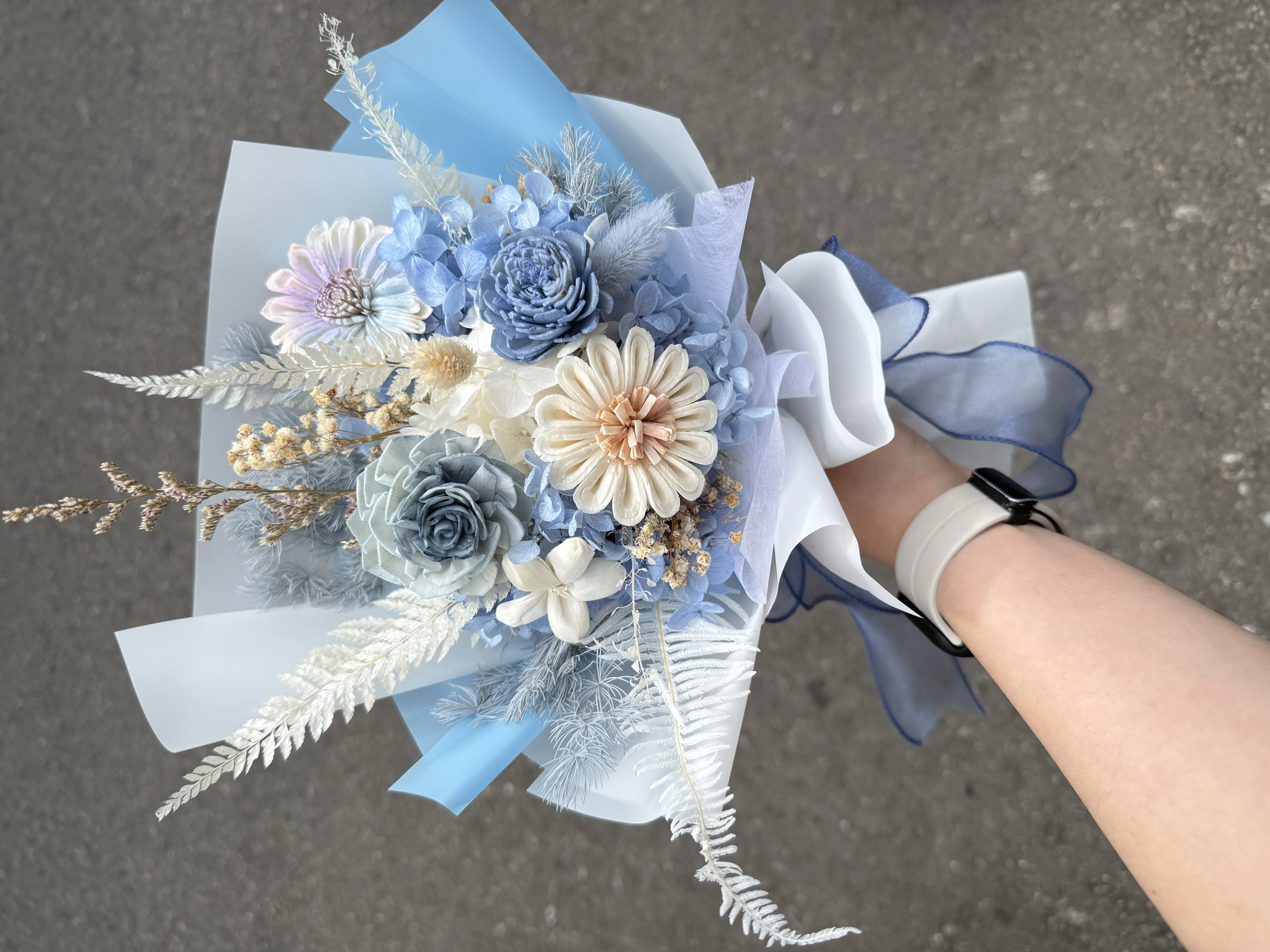 久綻柔語-乾燥永生花束