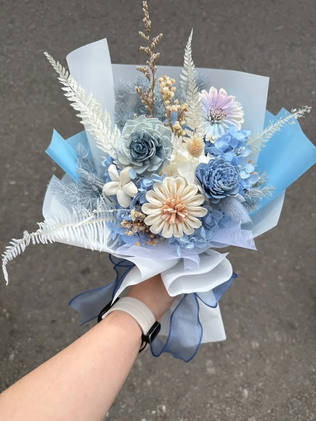 久綻柔語-乾燥永生花束