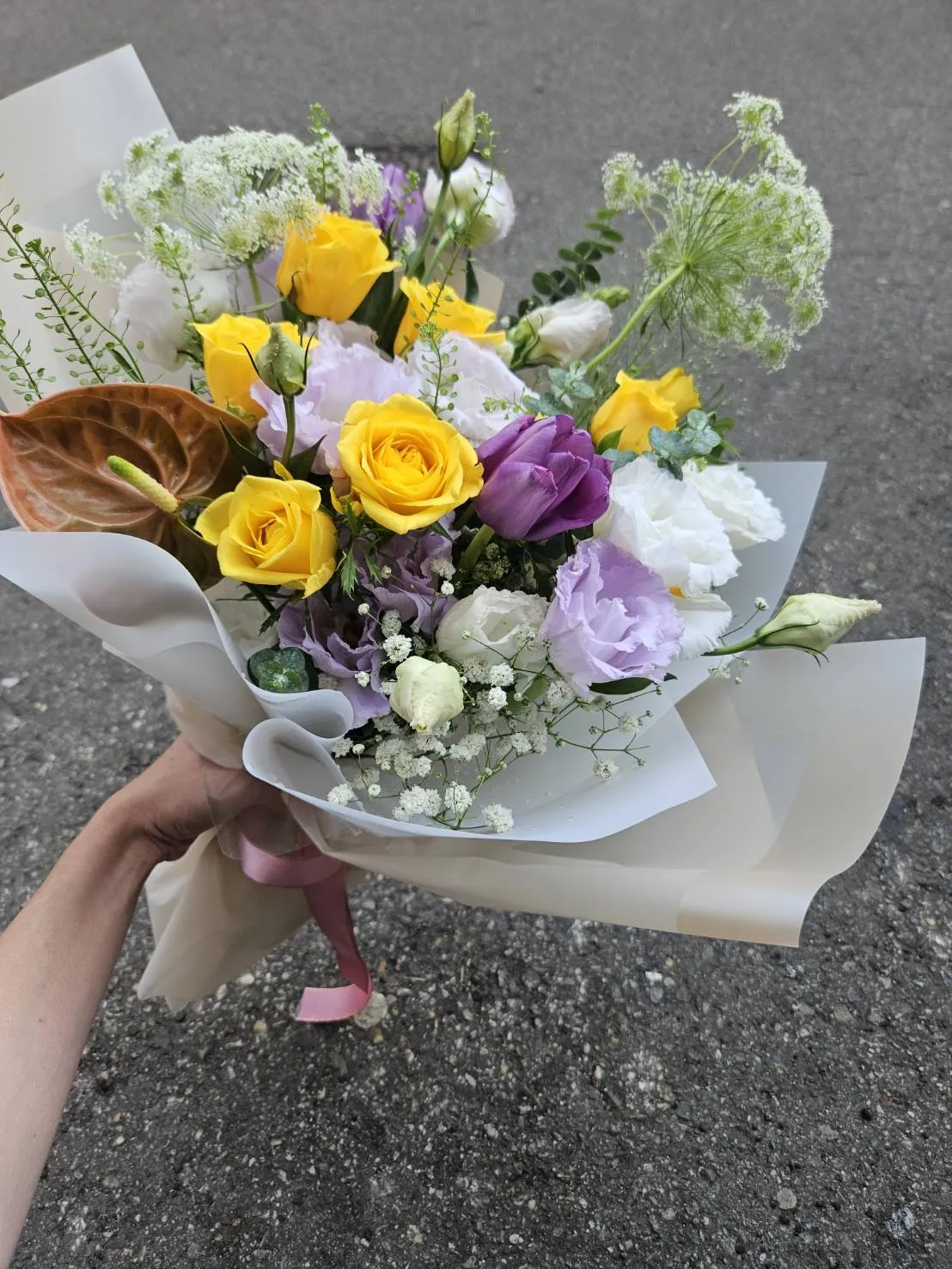 向光生長-鮮花花束