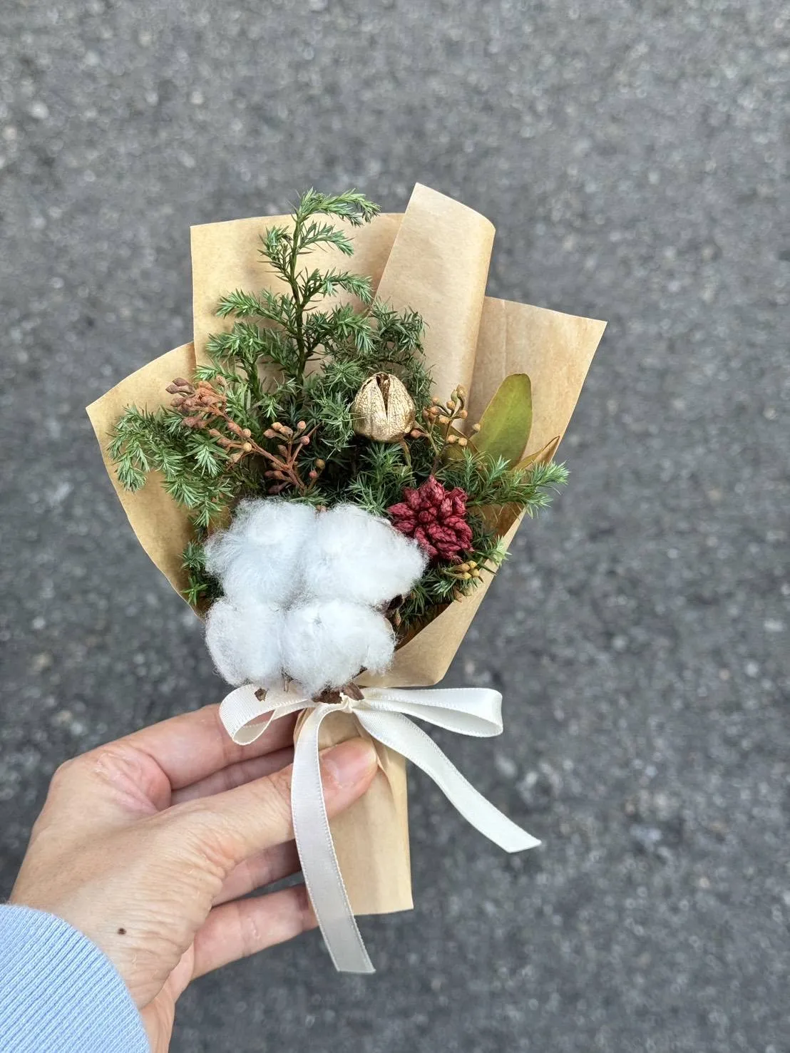 漿果森林-乾燥花花束