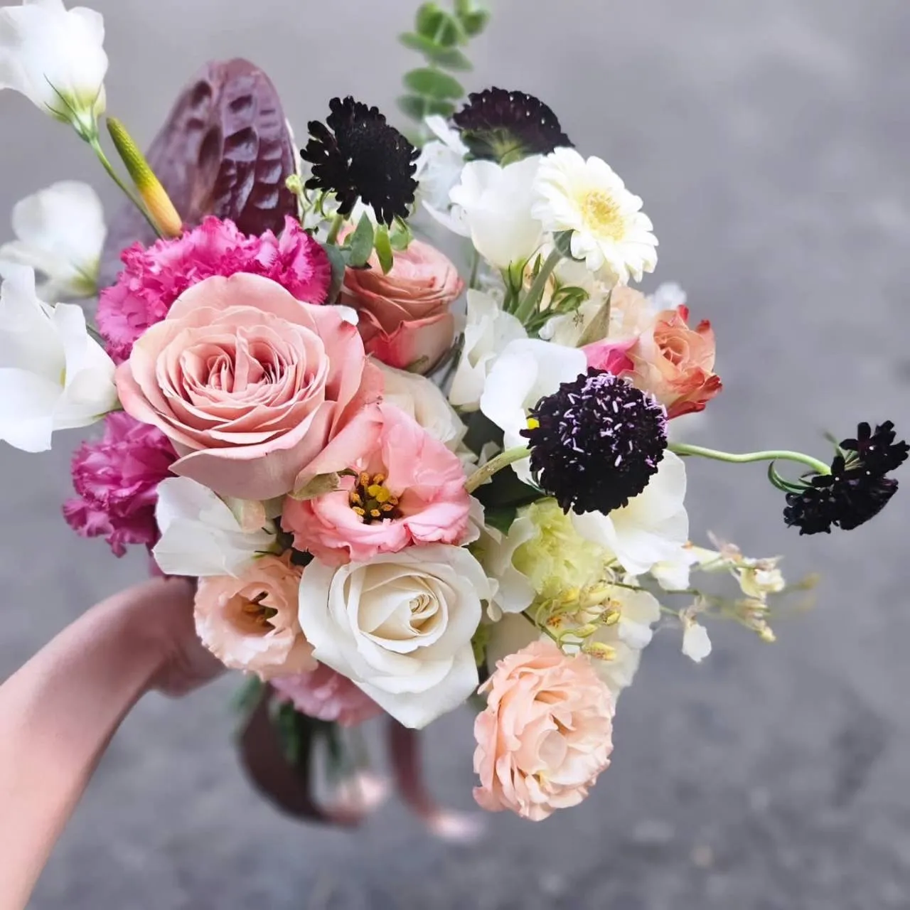 靜謐盛開-鮮花捧花