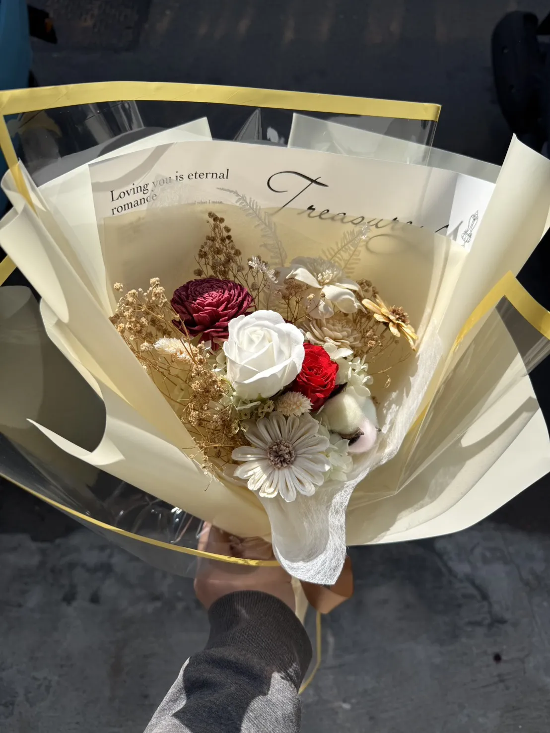 久綻柔語-乾燥永生花束