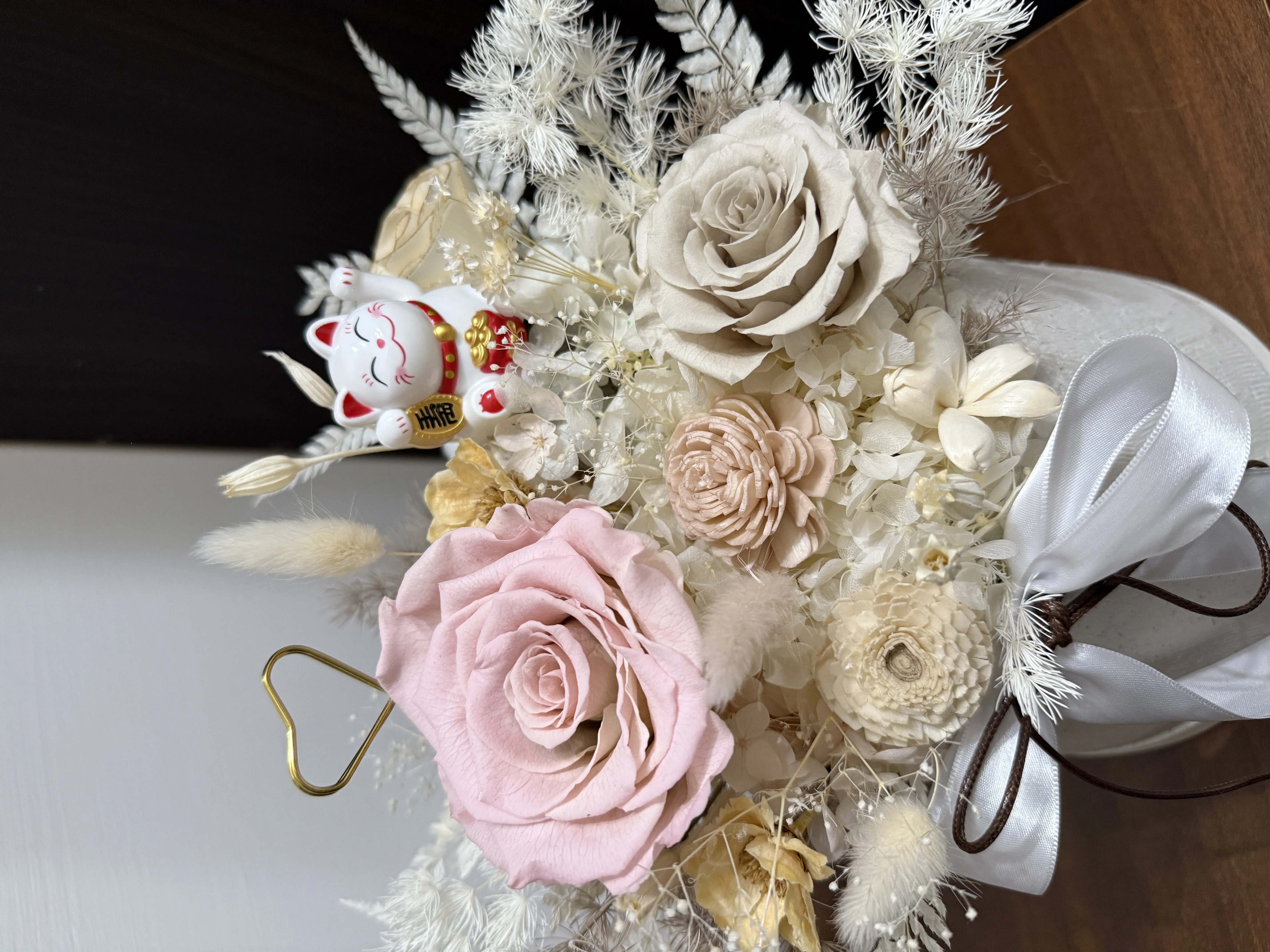 初綻恆光-永生盆花