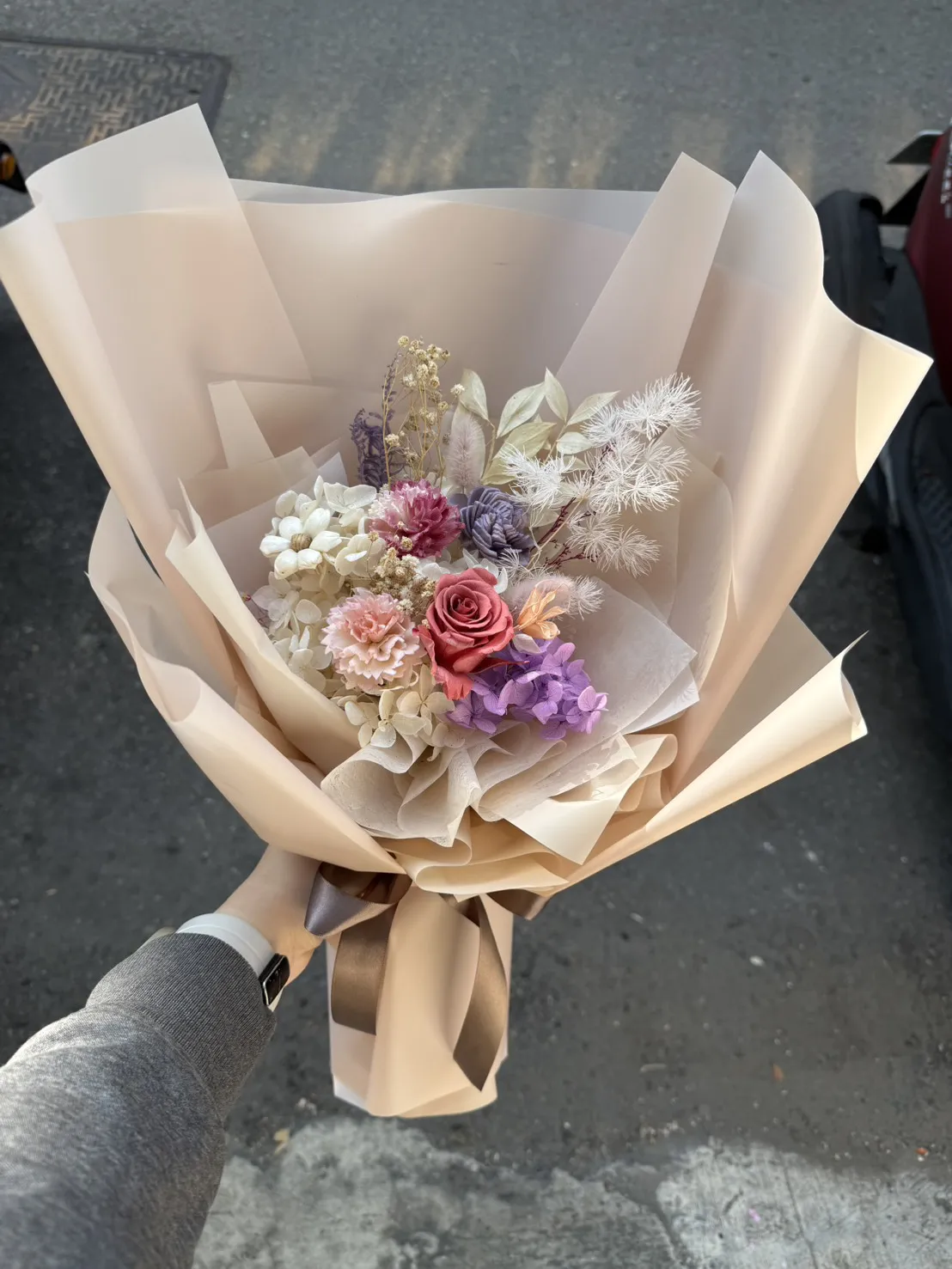 夢幻糖果-永生花束