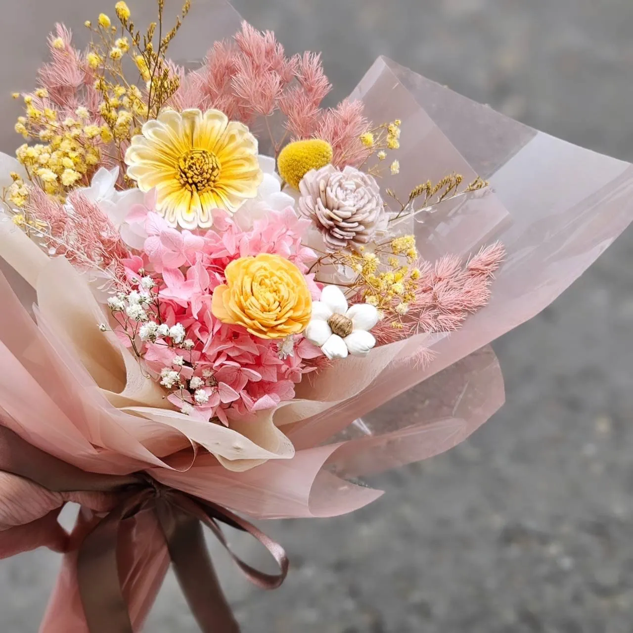 夢幻糖果-永生花束