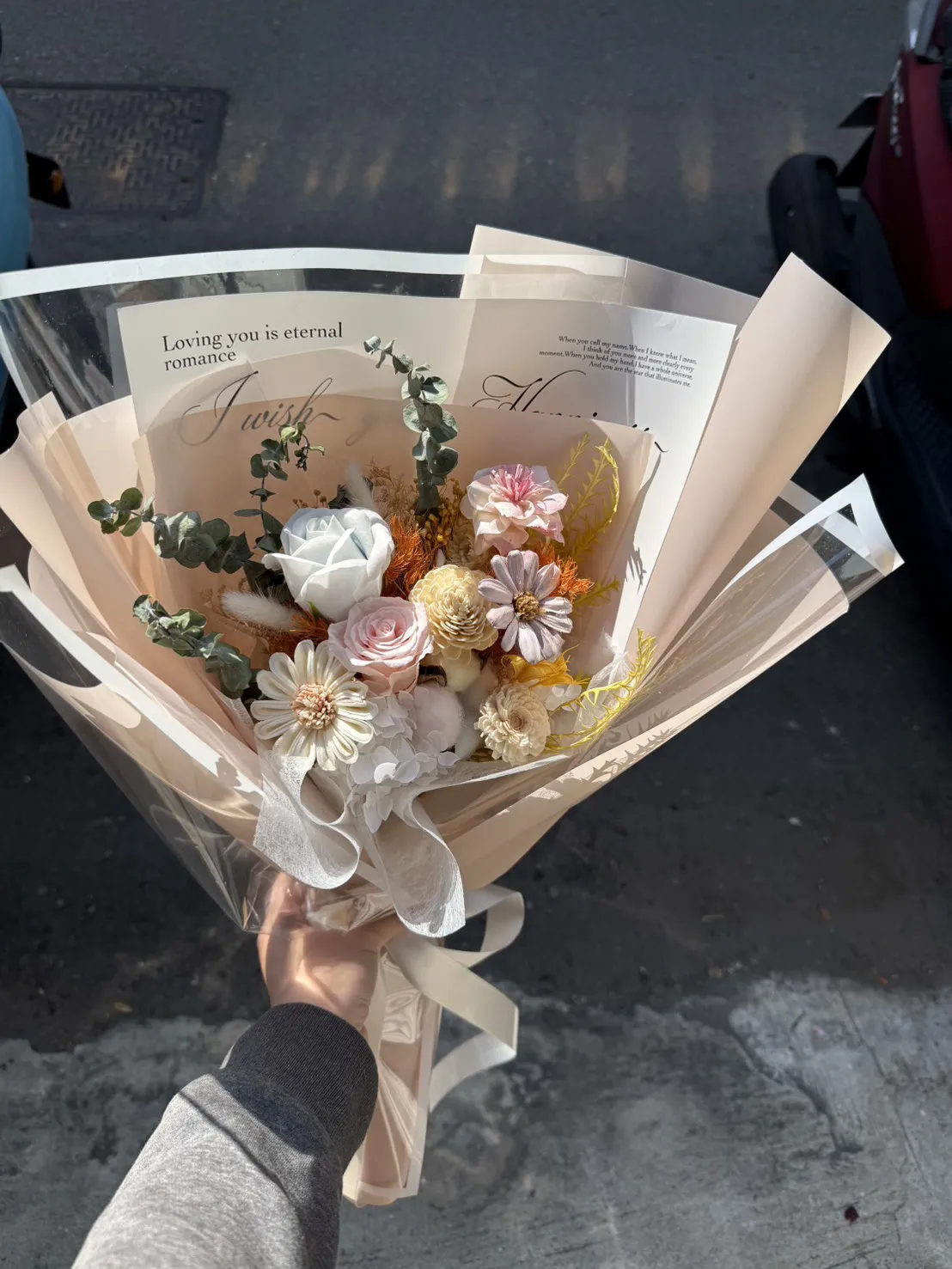 久綻柔語-乾燥永生花束