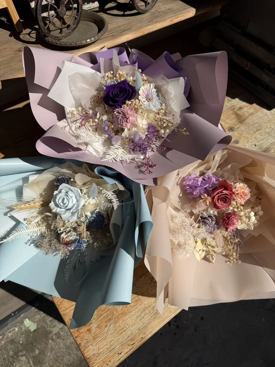 夢幻糖果-永生花束