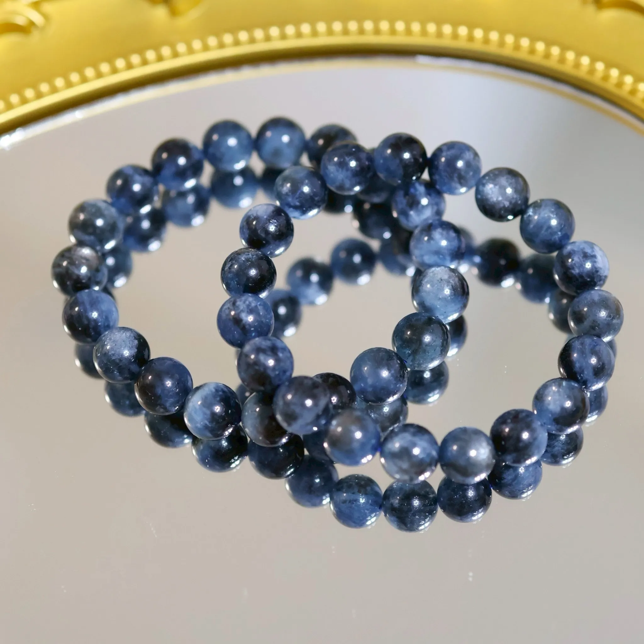 純串｜黑爆閃海藍寶（魔鬼海藍寶）