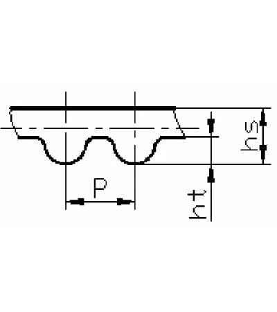PowerGrip® GT 精確定位同步帶-YU齒 (編號:202)