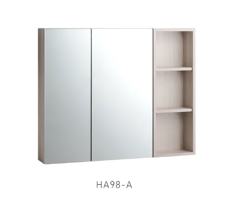 OVO 京典 HA98-A、HA98-B 附燈雙門鏡面收納櫃