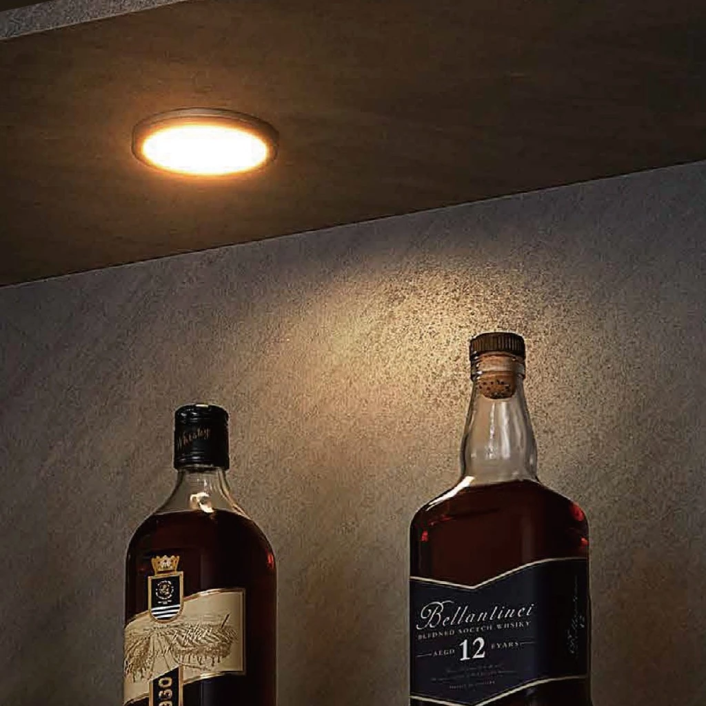 直裝小圓燈｜LED 衣櫃 酒櫃 展示櫃 餐櫥櫃 不需開槽 DC12V需變壓器