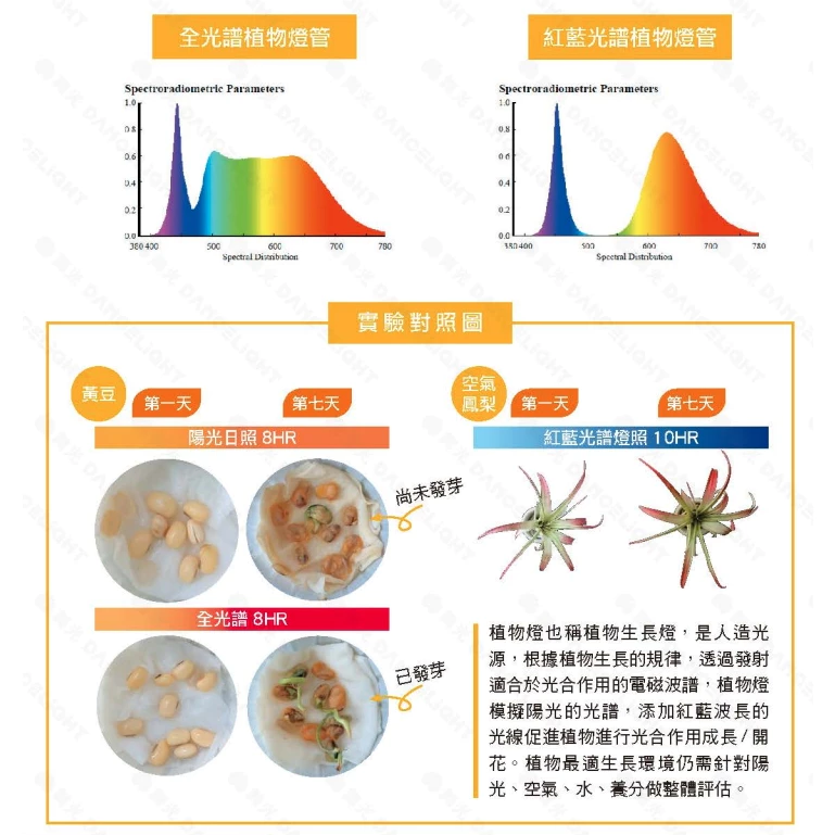 舞光 | LED植物燈管全光譜 紅藍光譜 植物生長燈 植物日照燈 二尺 四尺