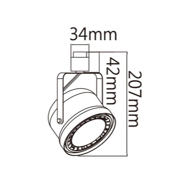 舞光｜LED AR軌道燈9W 14W 投射 窄角 散光 廣角 AR111 碗公軌道燈 工業風 商空設計 現貨