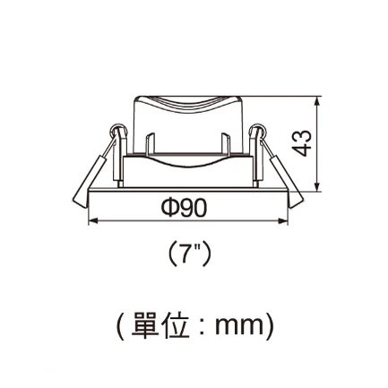 舞光｜LED 崁燈 嵌燈 浩瀚崁燈 舞光崁燈 廣角 散光 崁燈 9公分 7公分 白光 自然光 黃光 全電壓 現貨