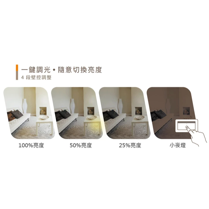 舞光｜LED 星鑽 四段 壁切 調光 吸頂燈 現貨 快速出貨 30W 50W 房間 客廳