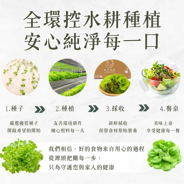 從播種到餐桌，每一步都用心守護